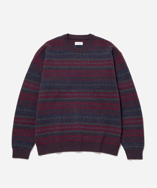 Saturdays NYC(サタデーズ ニューヨークシティ )の「CLASSIC PATTERN KNIT(ニット/セーター・レディース・チャコール/パープル・XL/XS/XXL)」の21枚目の写真