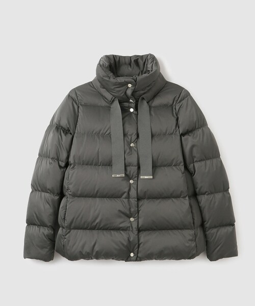 ROPE'（ロペ）の「【WEB限定/一部店舗限定】【HERNO(ヘルノ)】キルティングショート丈ダウンコート（ダウンジャケット/コート・レディース・チャコール/キナリ・M/S）」の15枚目の写真