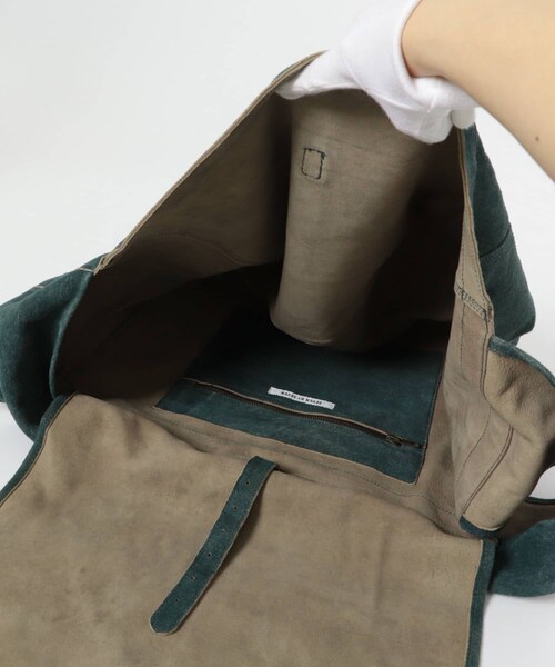 URBAN RESEARCH(アーバンリサーチ)の「SEVEN BY SEVEN LEATHER SHOULDER BAG(ショルダーバッグ・メンズ・010 BLK/140 GRN・FREE)」の10枚目の写真