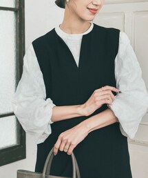 URBAN RESEARCH DOORS | フラワーオパールブラウス(シャツ/ブラウス)