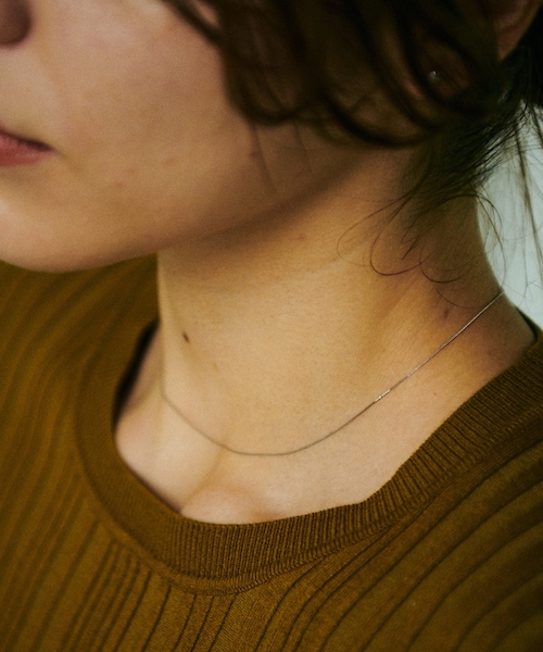 ROPE'(ロペ)の「【Mimi】R(ロペ アール)PT ベネチアン45チェーンショートネックレス(ネックレス・レディース・シルバー系・F)」の6枚目の写真