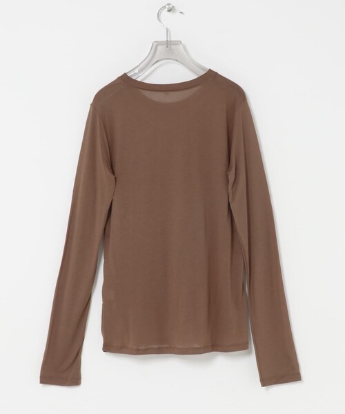 URBAN RESEARCH(アーバンリサーチ)の「BASERANGE LONG SLEEVE T-SHIRTS(Tシャツ/カットソー・レディース・BLACK/OCULAR/HAPTIC・S)」の8枚目の写真