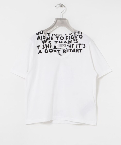 URBAN RESEARCH（アーバンリサーチ）の「MM6　M20108 T-SHIRTS（Tシャツ/カットソー・レディース・100WHITE・M）」の2枚目の写真