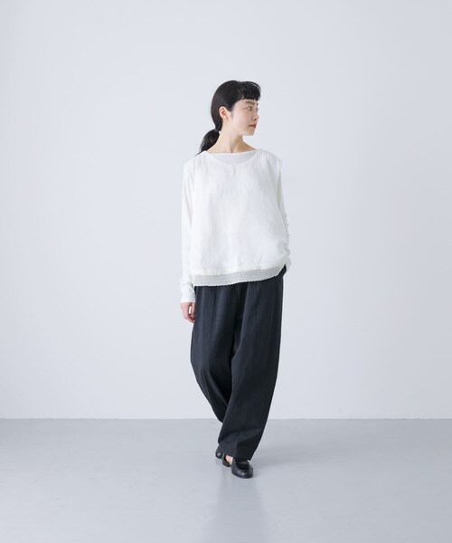 かぐれ（カグレ）の「Vlas Blomme　Swallowジレ（ベスト・レディース・Off White・FREE）」の7枚目の写真