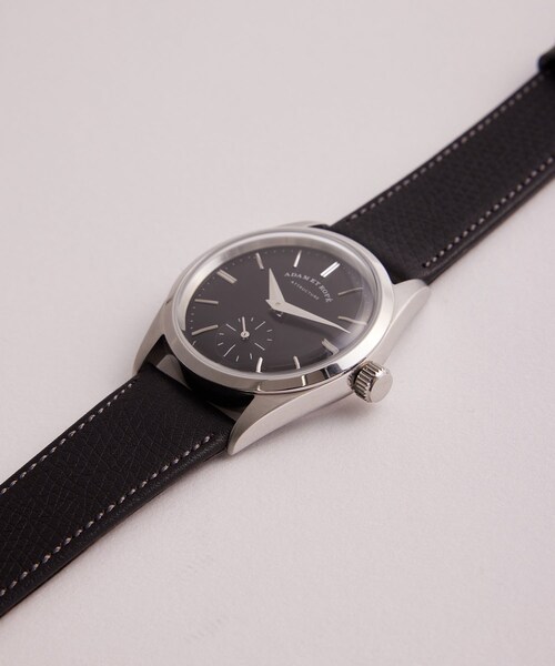 ADAM ET ROPE'（アダムエロペ）の「FLATBACK WRISTWATCH (LEATHER BELT)（アナログ腕時計・メンズ・ゴールド/シルバー・F）」の19枚目の写真