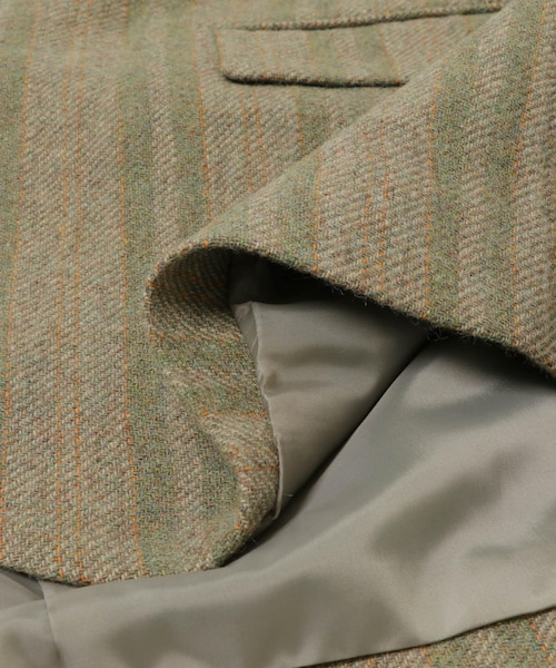 KBF（ケイビーエフ）の「ウールMIXテーラードジャケット（テーラードジャケット・レディース・ORANGE/GREEN・One）」の16枚目の写真