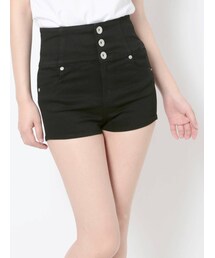 GYDA | H/WボタンTIGHT ショーパン(デニムパンツ)