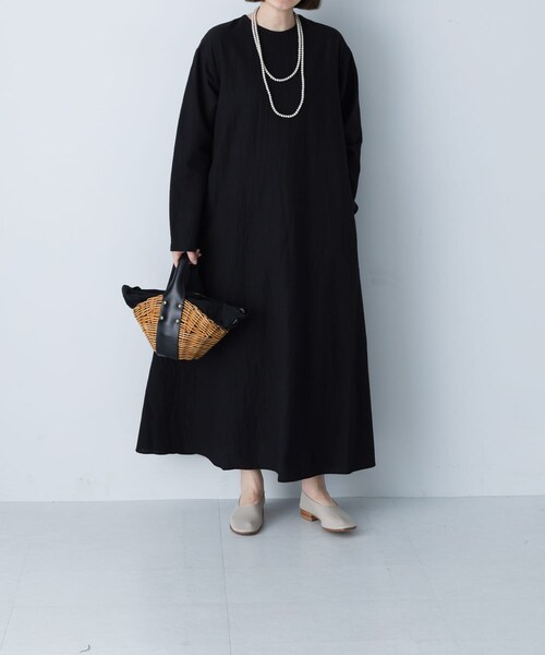 かぐれ（カグレ）の「Aラインワンピース（ワンピース・レディース・NAVY/BLACK・Free）」の7枚目の写真