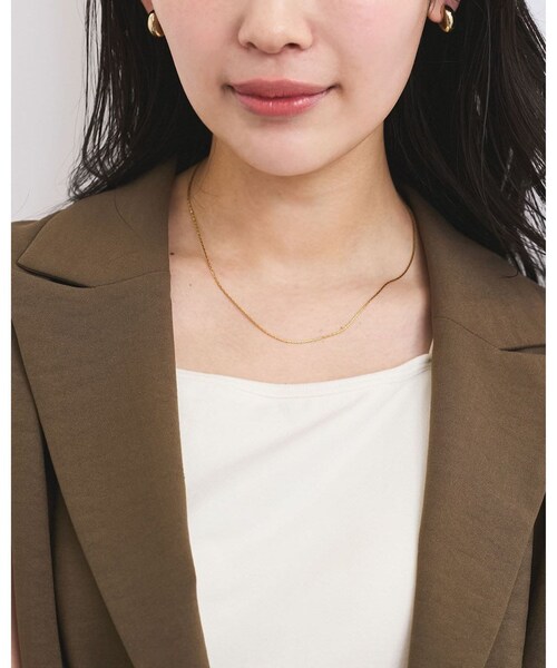VIS（ビス）の「ナローアソートチェーンネックレス（ネックレス・レディース・ゴールド/シルバー・F）」の2枚目の写真