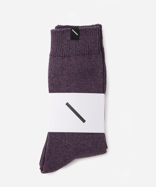 Saturdays NYC(サタデーズ ニューヨークシティ )の「MIX COLOR SOCK(ソックス/靴下・レディース・チャコール/パープル/オレンジ・F)」の4枚目の写真