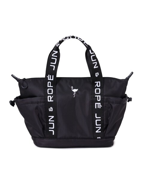 ROPE'（ロペ）の「ロゴテープカートバッグ（トートバッグ・レディース・ブラック/ベージュ・F）」の17枚目の写真