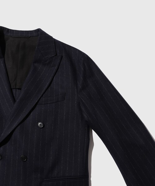 ADAM ET ROPE'（アダムエロペ）の「【HEUGN/ユーゲン】Adam Wide Stripe 6B（テーラードジャケット・メンズ・ネイビー・1/2/3/4）」の11枚目の写真