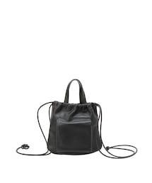 Ungrid | ポケットデザイン巾着レザーバッグ(ショルダーバッグ)