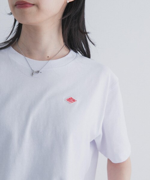 URBAN RESEARCH DOORS（アーバンリサーチドアーズ）の「DANTON　SHORT T-SHIRTS（Tシャツ/カットソー・レディース・WHITE/COALGREY/GREIGE・S）」の7枚目の写真