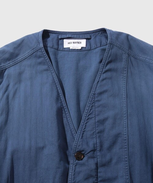 ADAM ET ROPE'（アダムエロペ）の「【HED MAYNER/ヘドメイナー】WORKER DENIM JACKET（その他アウター・メンズ・ネイビー・M/S）」の4枚目の写真