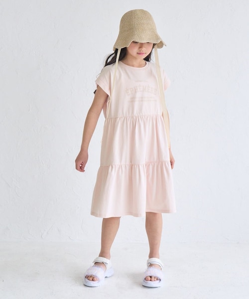 ROPE' PICNIC（ロペピクニック）の「【KIDS/キッズ】ロゴティアードカットソーワンピース（ワンピース・キッズ・ブラック/ピンク・L/M/S）」の20枚目の写真
