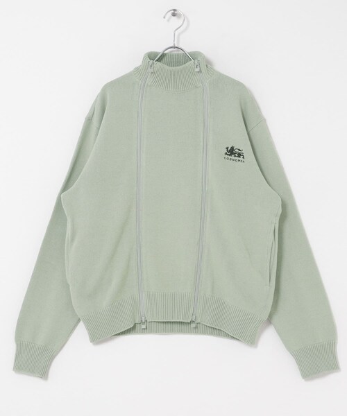 URBAN RESEARCH(アーバンリサーチ)の「COGNOMEN W.ADJUSTABLE KNIT TRACK JACKET(ニット/セーター・レディース・NAVY/GREY・M)」の4枚目の写真