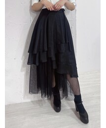 EATME | ティアードラップチュールスカート(スカート)