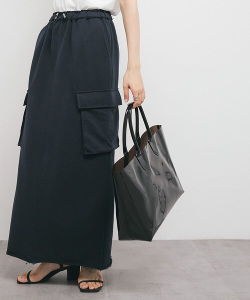 KBF（ケイビーエフ）の「クリアトートBAG（トートバッグ・レディース・BROWN/BLACK・one）」の6枚目の写真