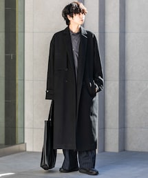 SENSE OF PLACE by URBAN RESEARCH | 『わたべ×SOP』ダブルロングコート(チェスターコート)