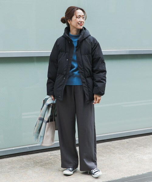 URBAN RESEARCH DOORS（アーバンリサーチドアーズ）の「ミドルダウンジャケット（その他アウター・レディース・IVORY/L.MOCHA/BLACK・M）」の20枚目の写真