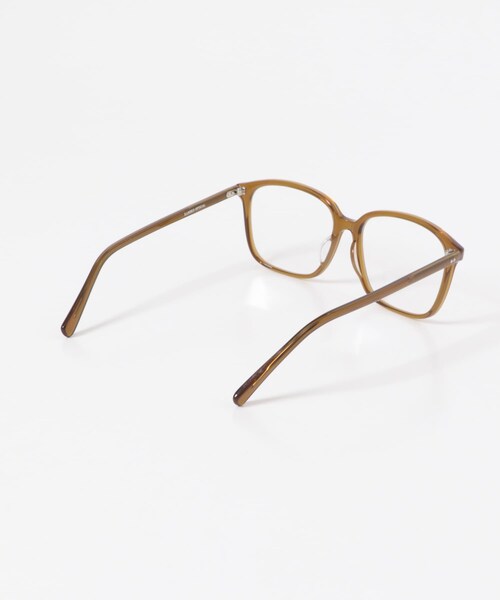 URBAN RESEARCH（アーバンリサーチ）の「『別注』KANEKO OPTICAL×URBAN RESEARCH　スクエアクリアUVレンズ（メガネ・レディース・クリアオリーブ/クリアブラウン・-）」の12枚目の写真