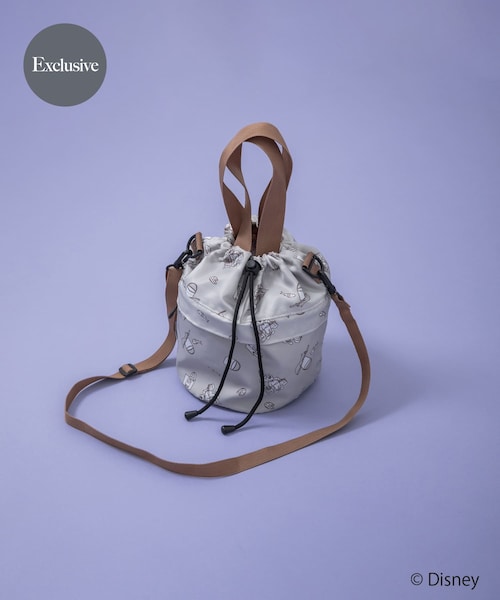 EKAL（エカル）の「別注/Disney/ストロール2WAYバッグ（ショルダーバッグ・レディース・BLUE GRAY/LIGHTBEIGE・One）」の2枚目の写真