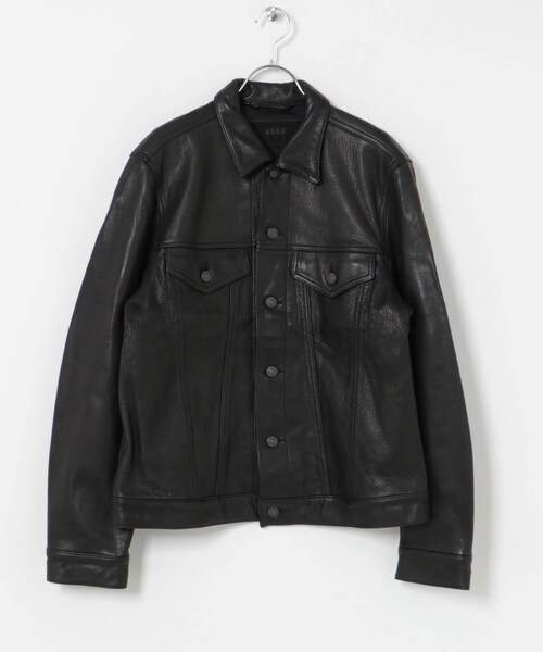 URBAN RESEARCH(アーバンリサーチ)の「A.D.A.N LEATHER TRUCKER JACKET(ブルゾン・メンズ・BLACK・S/M/L)」の14枚目の写真