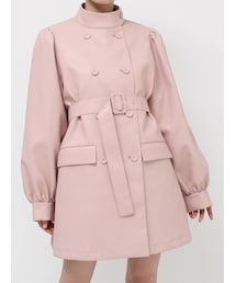 jouetie | フェイクレザーAラインジャケット(その他アウター)