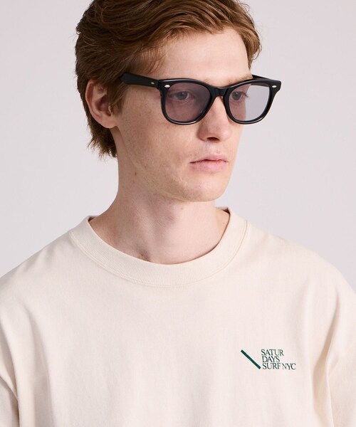 Saturdays NYC（サタデーズ ニューヨークシティ ）の「JULIUS TART OPTICAL x Saturdays NYC Seafare（サングラス・レディース・ブラック/オフホワイト/ダークブラウン・F）」の22枚目の写真