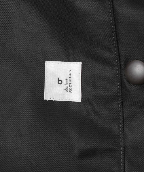 URBAN RESEARCH（アーバンリサーチ）の「blurhmsROOTSTOCK　WASHED NYLON COACH JACKET（テーラードジャケット・メンズ・BLACK・2/3/4）」の12枚目の写真