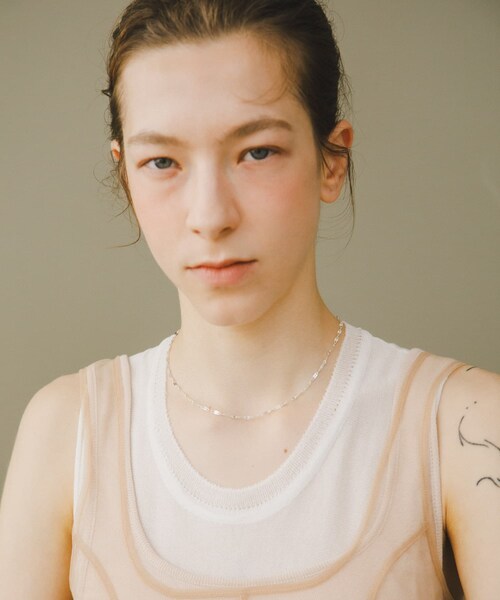 URBAN RESEARCH（アーバンリサーチ）の「decor『デコール』　ECLAIR CHAIN NECKLACE（ネックレス・レディース・SILVER・-）」の4枚目の写真