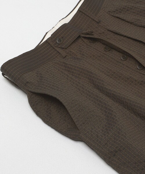 URBAN RESEARCH(アーバンリサーチ)の「『別注』NEAT×URBS DOT'S SEERSUCKER WIDE(その他パンツ・メンズ・BLACK/BROWN・44/46/48/50)」の21枚目の写真