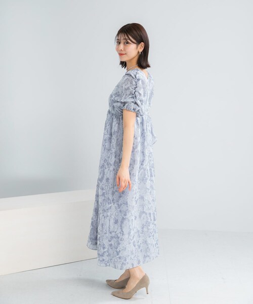URBAN RESEARCH ROSSO（アーバンリサーチロッソ）の「ANDRESD　JACQUARD DRESS（ワンピース・レディース・L.GRAY/GRAY・M-TALL）」の6枚目の写真