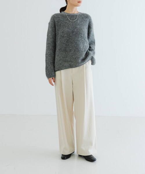 URBAN RESEARCH（アーバンリサーチ）の「チノワイドパンツ（チノパンツ・レディース・BEIGE/NATURAL・36/38）」の21枚目の写真