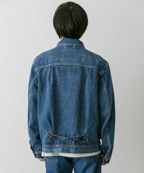 URBAN RESEARCH DOORS（アーバンリサーチドアーズ）の「LEVI’S　TYPE 1 TRUCKER（デニムジャケット・メンズ・Black/Indigo・S/M/L/XL）」の14枚目の写真
