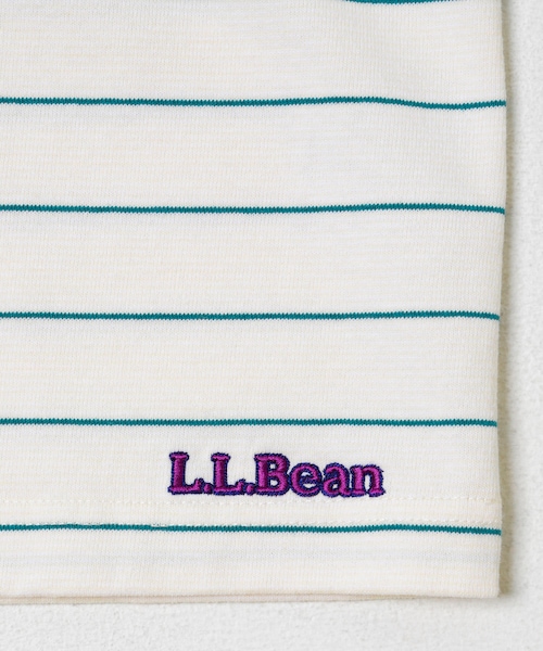URBAN RESEARCH DOORS(アーバンリサーチドアーズ)の「L.L.Bean JAPAN EDITION UNION SHORT-SLEEVE STRIPED T-SHIRTS(Tシャツ/カットソー・メンズ・OFF/GRN/BIRCH/CRM/SAX/ROSE/CORAL/MINT/NAVY/RED/CCL/PWK・M/L/XL)」の9枚目の写真