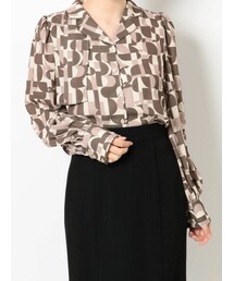 RESEXXY | アールパターンロゴブラウス(シャツ/ブラウス)