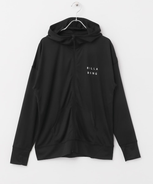 URBAN RESEARCH Sonny Label（アーバンリサーチサニーレーベル）の「BILLABONG　ZIPUP HOODED LOGO RASHGUARD（パーカー・レディース・WHT/BLK・M）」の2枚目の写真