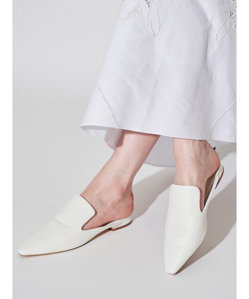 ELENDEEK（エレンディーク）の「SHELTER MULE（サンダル・レディース・オフホワイト/ブラック/ブラウン・37/38）」の3枚目の写真