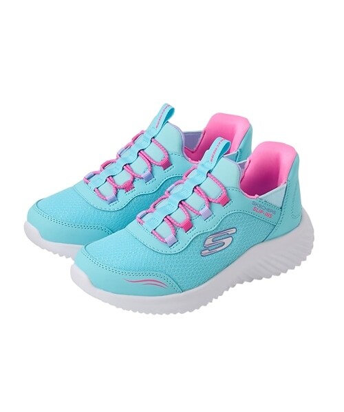 nissen（ニッセン）の「【SKECHERS（スケッチャーズ）】スニーカー Slip-ins BOUNDER スリップインズ（女の子）（スニーカー・メンズ・ブラック/グレー/ラベンダー/ライトピンク/ターコイズ・18.0cm/19.0cm/20.0cm/21.0cm/22.0cm/23.0cm/24.0cm/25.0cm）」の21枚目の写真