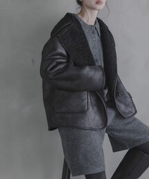 URBAN RESEARCH Sonny Label | リバーシブルフェイクムートンボアコート(ムートンコート)