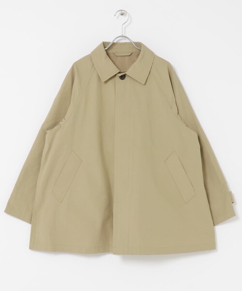 URBAN RESEARCH DOORS(アーバンリサーチドアーズ)の「FORK&SPOON ステンカラーテントコート(ステンカラーコート・レディース・BEIGE/NAVY・1)」の12枚目の写真