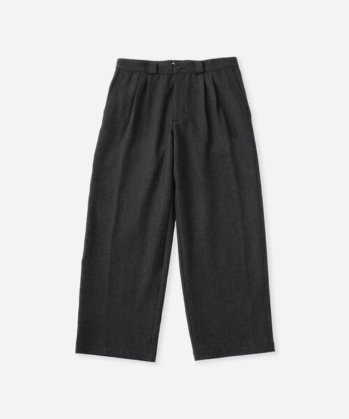 Saturdays NYC(サタデーズ ニューヨークシティ )の「George Wool Wide Two Tuck Pant(その他パンツ・レディース・ブラック・L/M/S/XL/XS)」の2枚目の写真