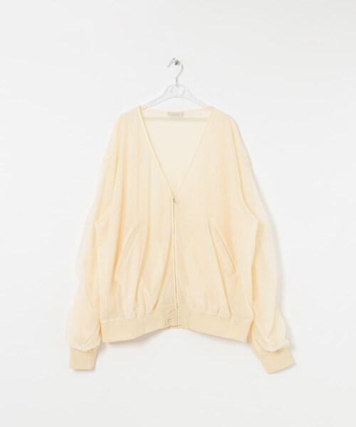 LAATO（ラート）の「organdy blouson（ブルゾン・レディース・インク/クリーム・FREE）」の14枚目の写真