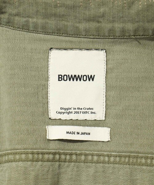 ADAM ET ROPE'（アダムエロペ）の「【BOWWOW/バウワウ】M41 HBT JK（ミリタリージャケット・メンズ・オリーブ・L/M）」の16枚目の写真