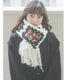 merry jenny | クロシェマフラー(マフラー)