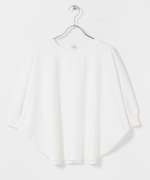 URBAN RESEARCH DOORS（アーバンリサーチドアーズ）の「ニットドッキングドルマン プルオーバー（Tシャツ/カットソー・レディース・OFF WHITE/L.KHAKI/NAVY/BLACK/RED BEANS・Free）」の14枚目の写真
