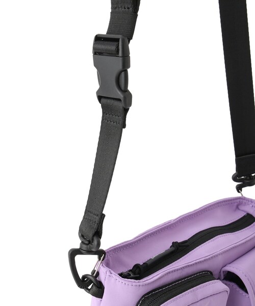 ROPE'（ロペ）の「【OUTDOOR PRODUCTS】別注3WAYサコッシュ（ショルダーバッグ・レディース・ブラック/ベージュ/パープル・F）」の22枚目の写真