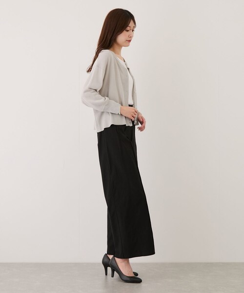 Jayro(ジャイロ)の「HAKIYASEワイドパンツ(その他パンツ・レディース・ブラック/ホワイト系/カーキ/ネイビー系・38)」の15枚目の写真